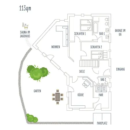 Casa-philipp, Mediterrane, Lichtdurchflutete, Stilvolle Ruhe-oase, Ebenerdig, Mit Garten, Terrasse, Grill Und Sauna Im Naturparadies Fraenkische Schweiz